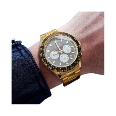 Imagem de Relógio Mecânico Esqueleto Masculino De Luxo À Prova d'Água Automático