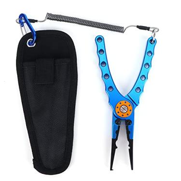 Imagem de Phefop Alicate para Isca de Pesca, Ferramenta Removedora de Gancho de Liga de Alumínio Com Mandíbulas de Aço Inoxidável, Pinça de Pesca Multifuncional para Pescadores (#11)