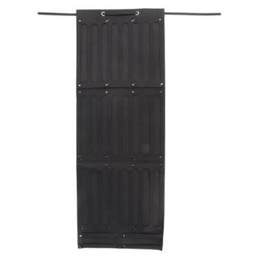 Imagem de Suporte de laços de cabelo para bebês, grande capacidade, dobrável, 3 camadas, feltro premium, organizador de faixa de cabeça para meninas, para porta, armário, parede, berçário,