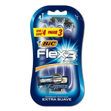 Imagem de Aparelho de Barbear Bic Flex 3 Extra Suave Lev 4 Pg 3