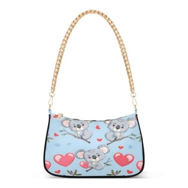 Imagem de CEBUGI Bolsas transversais femininas bolsa de ombro lindas bolsas de preguiça elegante bolsa clutch com alça de corrente