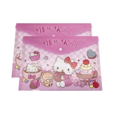 Imagem de Pasta De Documentos A4 Hello Kitty Kuromi, Pasta Estudantil Fofa Para 
