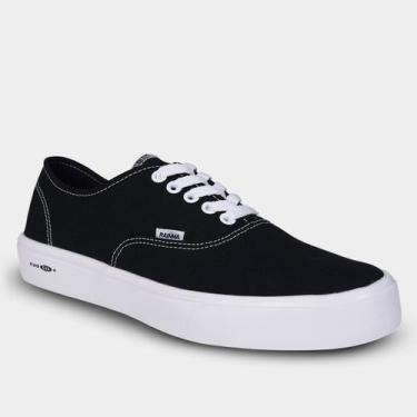 Imagem de Tênis Rainha Mont Car Comfort Unissex, Preto, Branco, 39