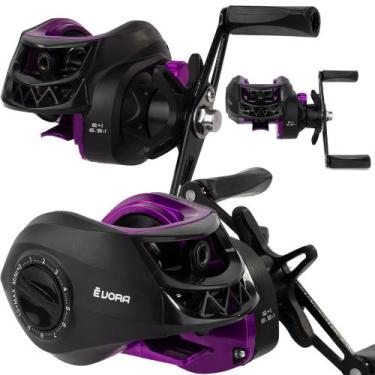 Imagem de Carretilha Pesca Évora Albatroz Fishing Drag 5kg 3 Rolamentos, Direito