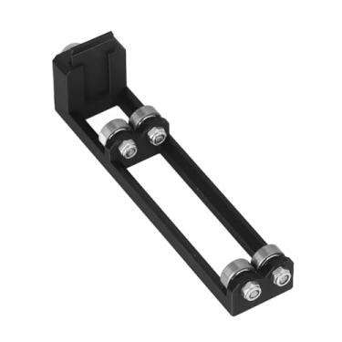 Imagem de KIMISS Testador de Rolo de Flecha de Tiro Com - Ferramenta Detectora de Retidão para Flechas, Lixadeira de Eixo Preto de Aço PLA, Teste de Equilíbrio para Todos Os Tipos de