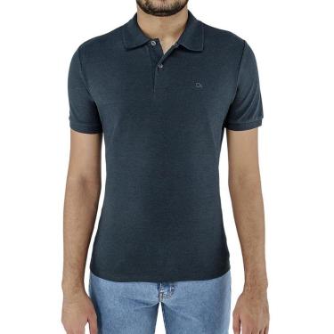 Imagem de Camisa Polo Manga Curta Slim Masculina Ogochi 007520002 Azul-Masculino