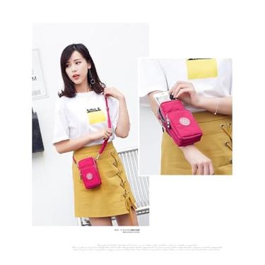 Imagem de Bolsa Transversal Impermeável Casual Shoulder de Mão para Passeio e Viagem