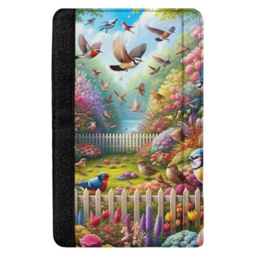 Imagem de TSENQUE Capas para cinto de segurança Garden Birds Protetor de cinto de segurança para automóvel