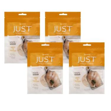 Imagem de Kit Petisco Just Peito de Frango Cães Gatos 55g 4 unidades - GERMANHAR