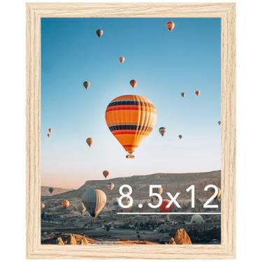 Imagem de JCJMY Moldura para fotos de 21 x 30 cm para pendurar na parede ou na mesa, montagem horizontal ou vertical, porta-retrato de galeria de 21 x 30 cm com acrílico resistente a estilhaçamento, natural