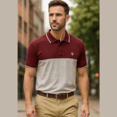 Imagem de Camisa Polo Masculina Diversas Cores em Malha Piquet-Masculino
