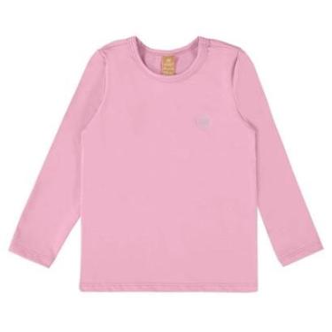 Imagem de Camiseta Praia Infantil Proteção UV50+ Rosa Prisma Up Baby-Feminino