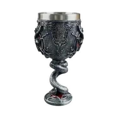 Imagem de Caneca De Chá De Aço Inoxidável Com Design De Cavaleiro Viking E Cavei