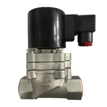 Imagem de Válvula solenoide de alta pressão CO2 bidirecional 100bar 10MPa 3/4 24V orifício 20 mm SS304 DN20 n/c n/o (G-AC120V-NOR.Open)