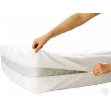 Imagem de Capa Impermeável para Colchão de Chiqueirinho, 100x70x10 cm