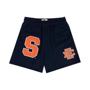 Imagem de Bermuda De Ginástica Masculina Com Estampa Floral Em Malha Verão 2025 