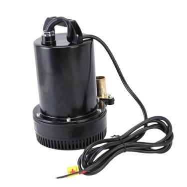 Imagem de FTVOGUE Bomba Submersível de Corrente Contínua, 220w, 26 Pés de Elevação, 1 Polegada, Diâmetro de Aço Inoxidável para Irrigação de Jardim Agrícola, Rega Preta