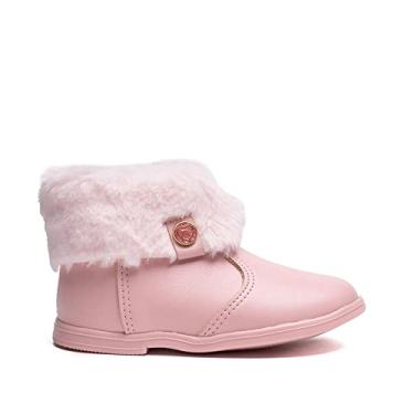 Imagem de Bota Infantil Molekinha com Pelinhos Rosa - 24