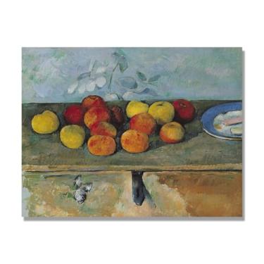 Imagem de NHLDZYH Arte em tela vintage de frutas mortas, pintura clássica de cozinha country, decoração de parede de casa de fazenda quente para sala de jantar e cozinha. A99. 40 x 50 cm-15,8 x 19,7 pol