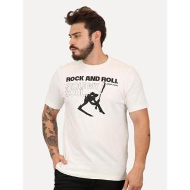 Imagem de Camiseta John John Masculina Relaxed Fit Stole My Soul Off-White-Masculino
