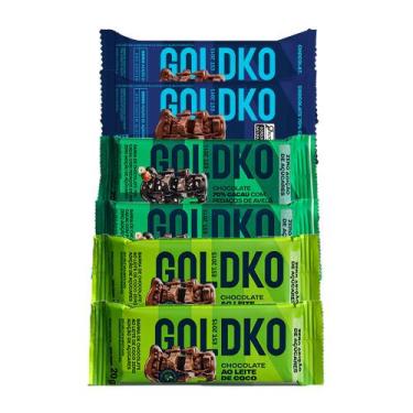 Imagem de Kit Vegano - Barras de chocolate zero adição de açúcares 20g - GoldKo