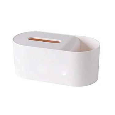 Imagem de Capa de caixa de lenços criativos caixas de papel para guardanapo organizador de mesa de carro doméstico suporte de controle remoto caixa de armazenamento de cosméticos de maquiagem (cor: E)