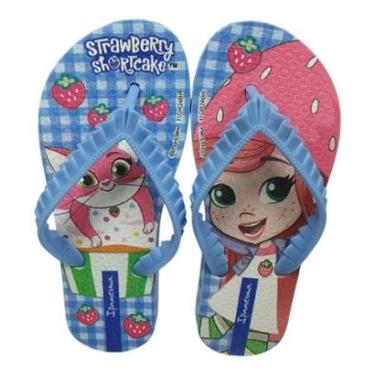 Imagem de Chinelo Infantil Grendene Ipanema Moranguinho 27173 Casual-Feminino