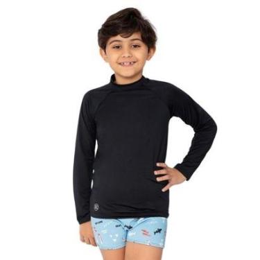 Imagem de Camiseta Infantil Proteção Solar UV 50+ Unissex Manga longa Segunda Pele Termica-Unissex
