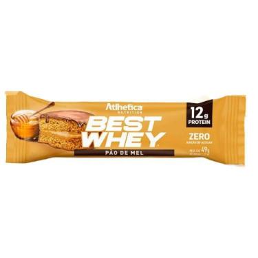 Imagem de Barra Proteina Best Whey Pão de Mel Atlhetica 49g