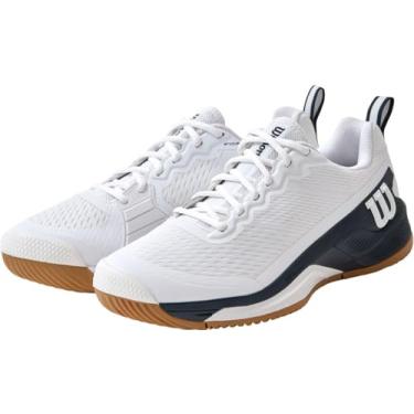 Imagem de WILSON Tênis masculino Rush Pro 4.5, Azul marino, 25.5 cm