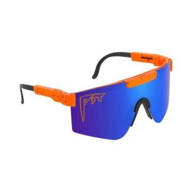 Imagem de Óculos De Sol Unissex UV400 Pit Viper Para Ciclismo, Caminhada, Beiseb