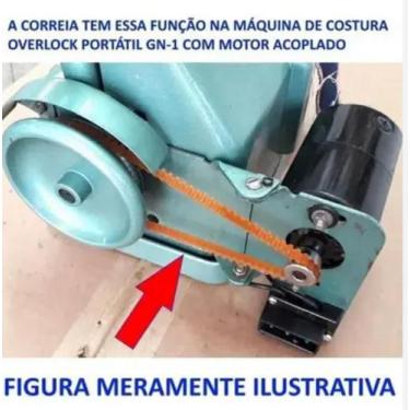 Imagem de 3 Correias Resistentes Maquina Overlock Gn1 Chinesinha Butte - FOX, C-