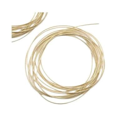 Imagem de Fio De Cobre Rígido De 10g Para Bordado, Crachás, Matelassê, Bullion F