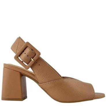 Imagem de Sandália Bottero Feminina com Salto Bloco e Tira Larga 372002-Feminino