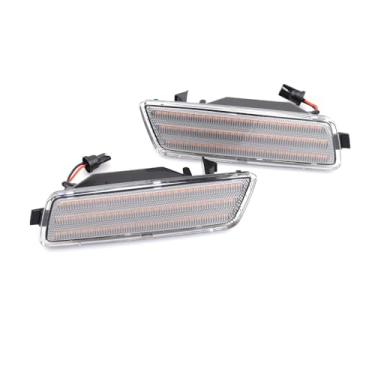 Imagem de Lâmpadas de LED frontais marcadores de luz de seta LED âmbar Kits de luzes laterais de lente fumada para MK5 Golf/GTI Rabbit 2006-2009, 2005-2010 Jetta, R32 2008, MK6 Golf TDI 2010-2014