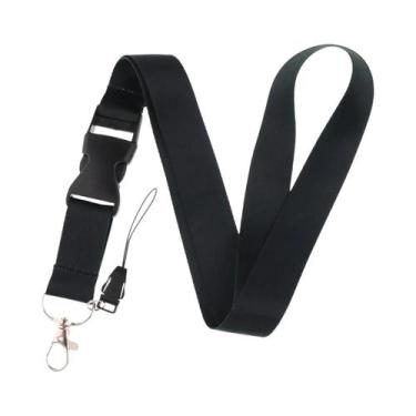 Imagem de Cordão De Pescoço Macaron Cor Pura Para Chaveiro, Porta-Crachá E Acess