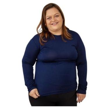 Imagem de Camisa UV Feminina Manga Longa Camiseta Proteção Solar 50+ Térmica Segunda Pele Praia Piscina Bike-Feminino