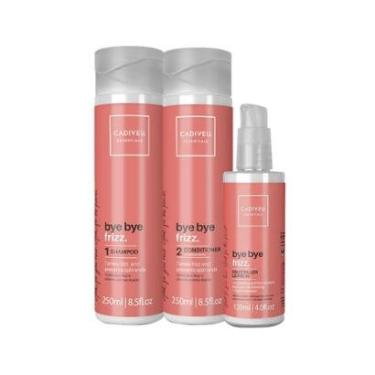 Imagem de Kit Cadiveu Essentials Bye Bye Frizz - Shampoo e Condicionador e Leave-in Frizz-Unissex