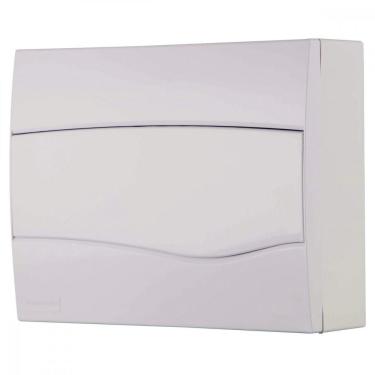 Imagem de Quadro De Distribuição De Sobrepor 12Din ou 8Nema Branca