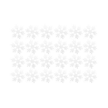 Imagem de Guirlanda De Natal 2024 Com Flocos De Neve De Espuma, Decoração Suspen