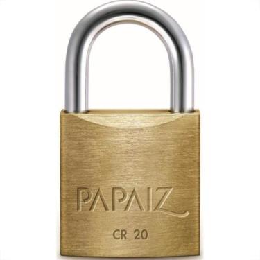Imagem de Cadeado Papaiz 20Mm Flowpack 100200Cx - Kit C/10