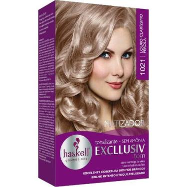 Imagem de Tonalizante Excllusiv Tom 1021 Haskell- Louro Claríssimo Pérola