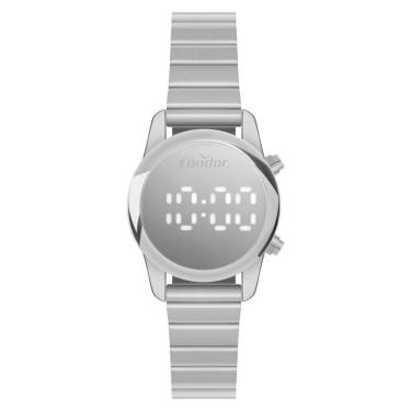 Imagem de Relógio Condor Feminino Digital Prata - COMD26AAK/4K-Feminino
