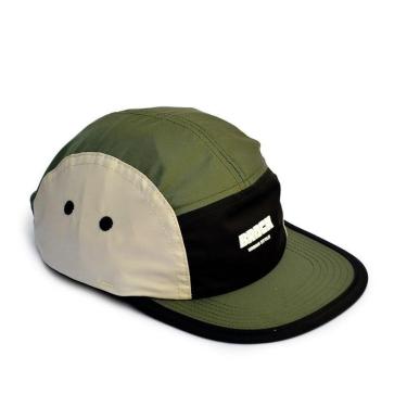 Imagem de Boné Brack Five Panel Vertex Preto Verde Creme-Unissex