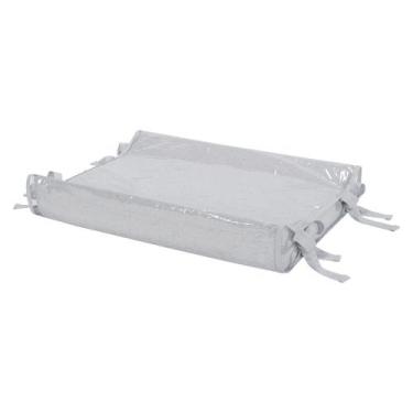 Imagem de Trocador Anatômico Linho Com Capa Plástica Impermeável Removível - Bat