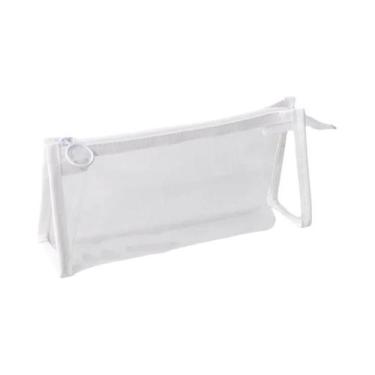 Imagem de Estojo Transparente De Grande Capacidade, Bolsa De Canetas Kawaii, Bol