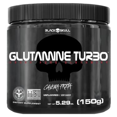 Imagem de GLUTAMINE TURBO CAVEIRA PRETA - GLUTAMINA - 150G