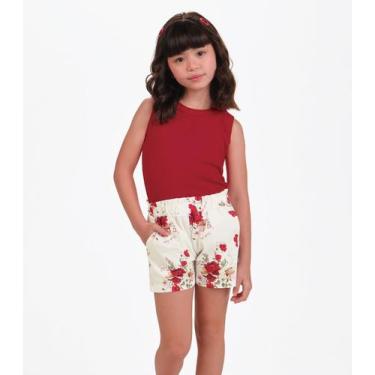 Imagem de Conjunto Regata com Shorts Menina Trick Nick Vermelho, 1, Vermelho