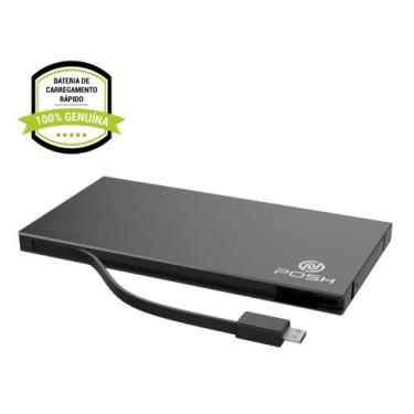 Imagem de Carregador Portátil Power Bank Metal 5000mah Posh PBD5S