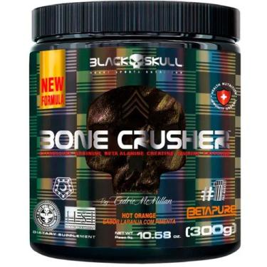 Imagem de Pre Treino Bone Crusher - Nova Formula - 300g - Hot Orange - Black Sku